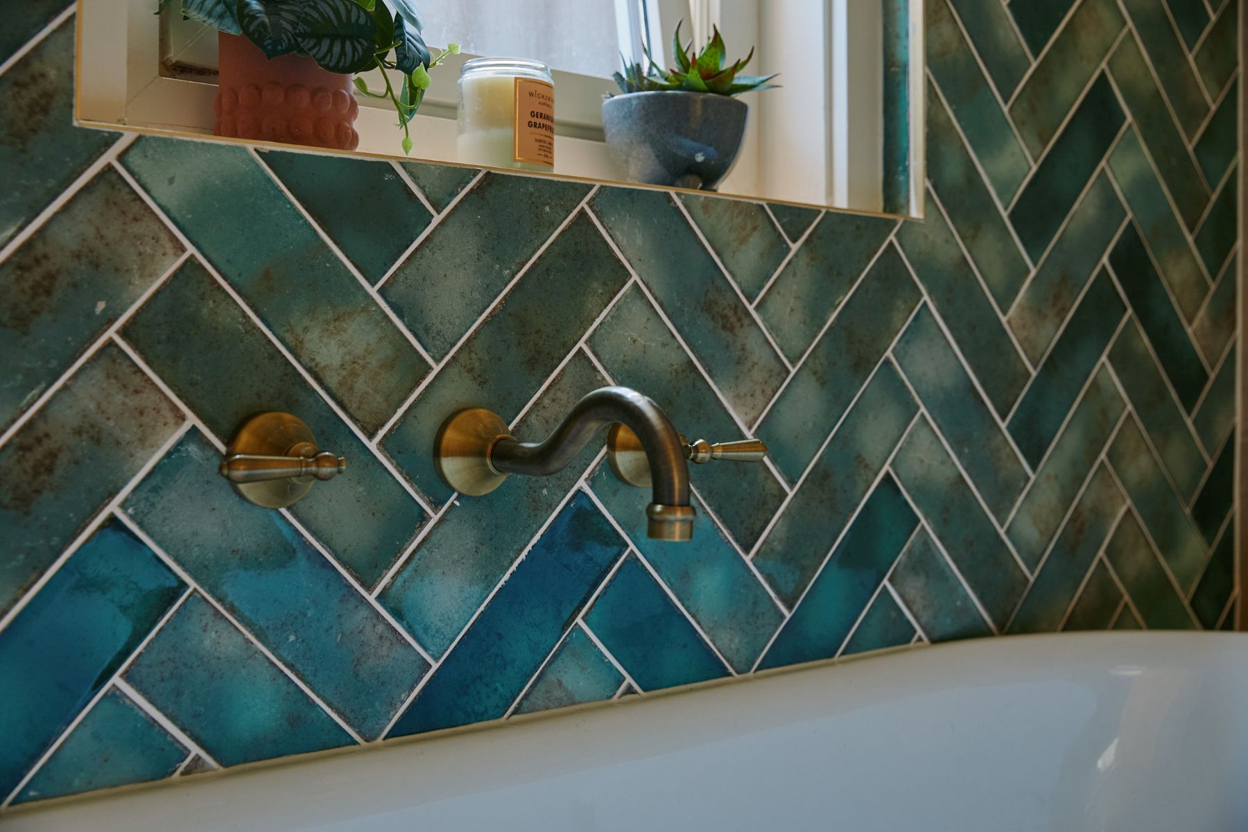 Rockdale Feature Tiling In Bathroom